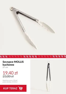 Szczypce kuchenne Mollis 27 cm promocja w Homla