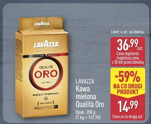 Kawa mielona Qualità Oro promocja w Aldi