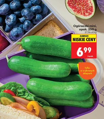 Ogóreczki mini promocja w Biedronka