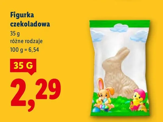 Figurka czekoladowa Lidl promocja w Lidl