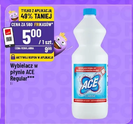 Wybielacz w płynie ACE Regular promocja w POLOmarket