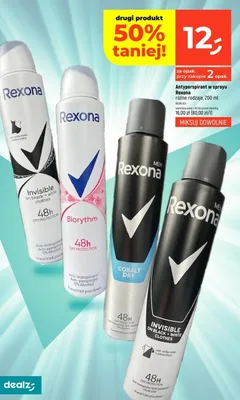 Antyperspirant w sprayu różne rodzaje promocja w Dealz