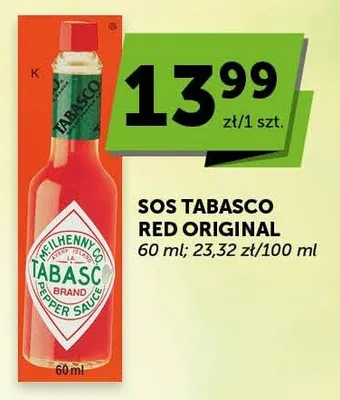 Sos tabasco red original promocja w Euro Sklep