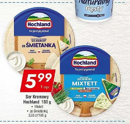 Ser Kremowy Hochland promocja w LEWIATAN
