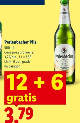 Piwo Perlenbacher Pils promocja w Lidl
