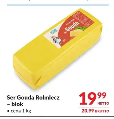 Ser Gouda Rolmlecz blok promocja w Makro