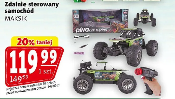 Zdalnie sterowany samochód promocja w Prim Market
