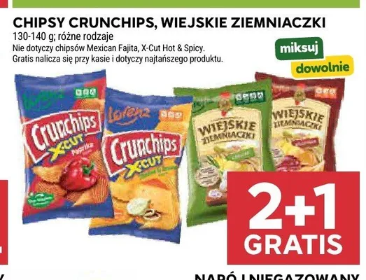 Chipsy Wiejskie Ziemniaczki promocja w Stokrotka