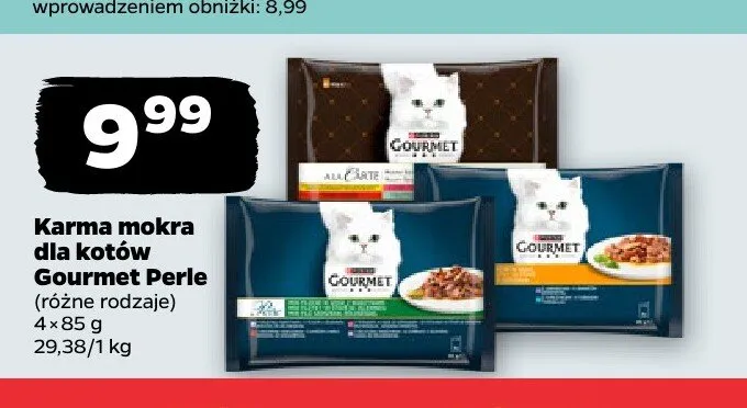 Karma mokra dla kotów Gourmet Perle promocja w Netto