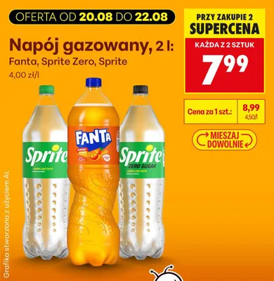 Napój gazowany Fanta promocja w Biedronka