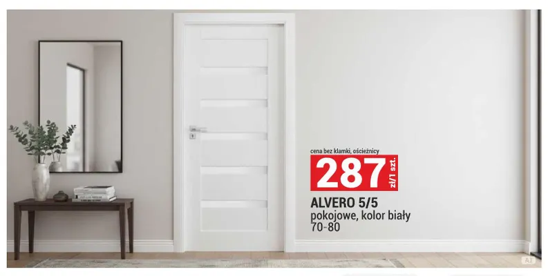 Drzwi pokojowe Alvero promocja w Merkury Market