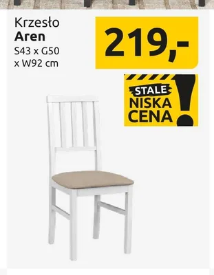 Krzesło Aren S43xG50xW92cm promocja w Black Red White