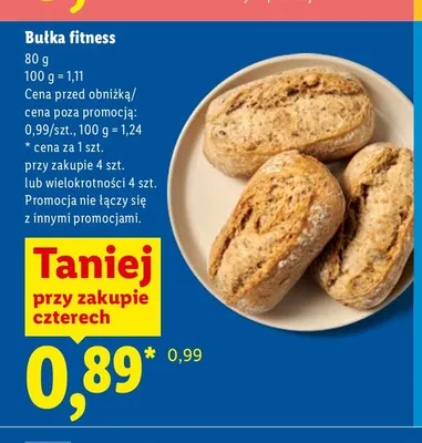 Bułka fitness promocja w Lidl