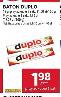 Baton Duplo promocja w Stokrotka