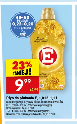 Płyn do płukania nuta elegancji E promocja w Twój Market