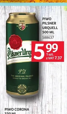 Piwo Pilsner Urquell promocja w Selgros