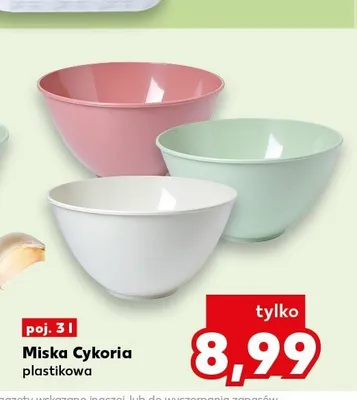 Miska plastikowa Cykoria 3 l promocja w Kaufland
