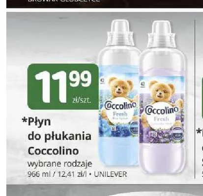 Płyn do płukania Coccolino Sensitive promocja w Marketvita