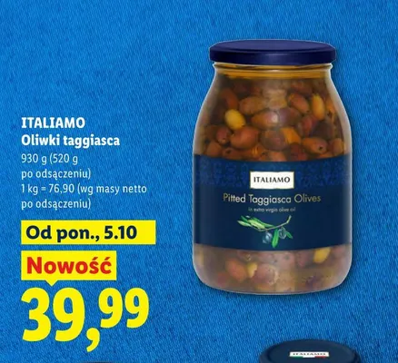 Oliwki taggiasca Italiamo promocja w Lidl