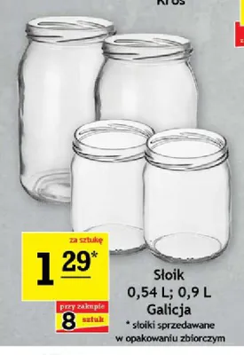 Słoik Galicja 0,54 l promocja w Gram Market