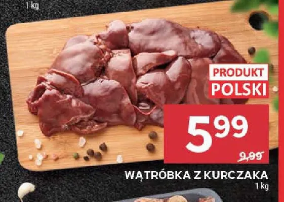 Wątróbka z kurczaka promocja w Stokrotka