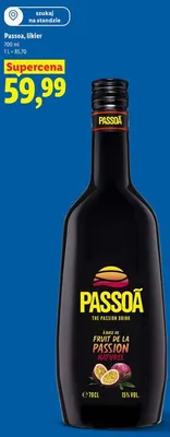 Likier Passoa promocja w Lidl