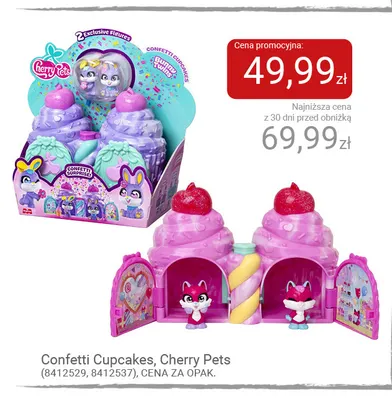 Confetti Cupcakes Cherry Pets promocja w Smyk