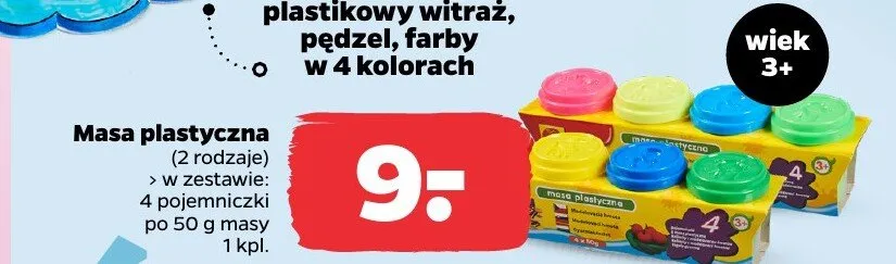 Masa plastyczna promocja w Netto