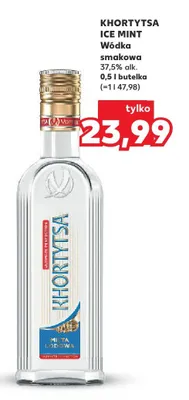 Wódka smakowa KHORTYTSA ICE MINT 37,5% alk. promocja w Kaufland