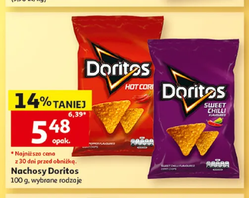 Nachosy Doritos Hot Corn promocja w Auchan