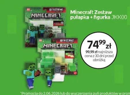 Zestaw pułapka + figurka MATTEL Minecraft JKK00 promocja w Empik