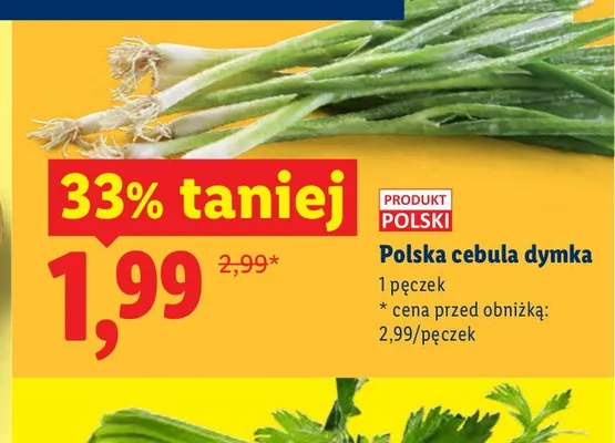 Cebula dymka polska promocja w Lidl