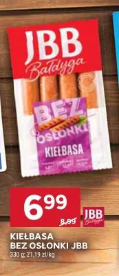 Kiełbasa bez osłonki JBB Bałdyga promocja w Stokrotka