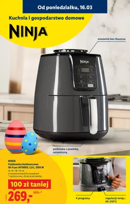 Frytkownica beztłuszczowa Air Fryer AF100EU promocja w Lidl