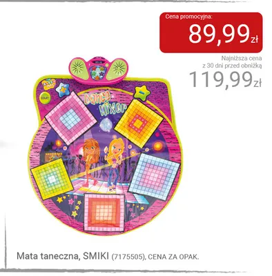Mata taneczna Smiki promocja w Smyk