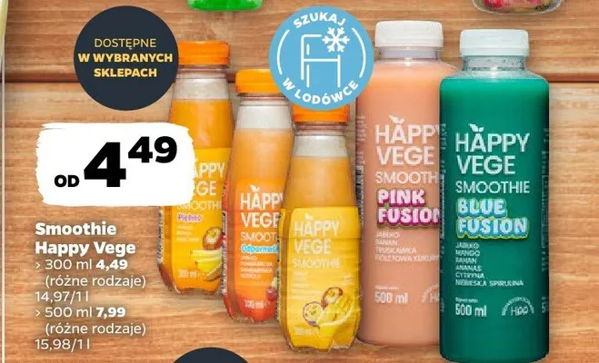 Smoothie Happy Vege promocja w Netto