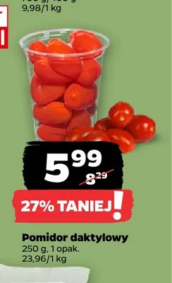 Pomidory daktylowe promocja w Netto