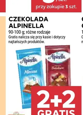 Czekolada Alpinella promocja w Stokrotka
