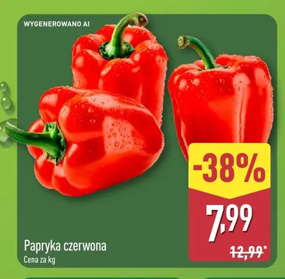 Papryka czerwona promocja w Aldi
