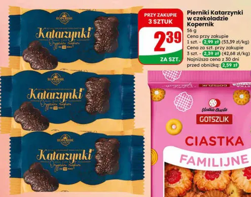 Ciastka mieszanka familijne promocja w Dino