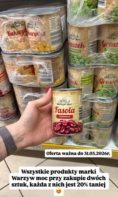 Kukurydza konserwowa promocja w Dino