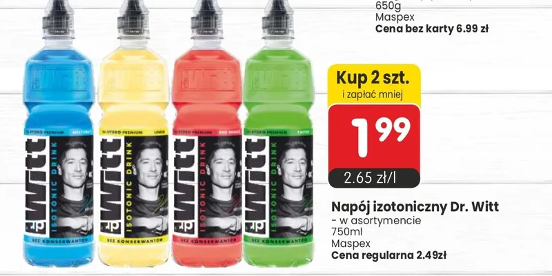 Napój izotoniczny w asortymencie promocja w Market Point