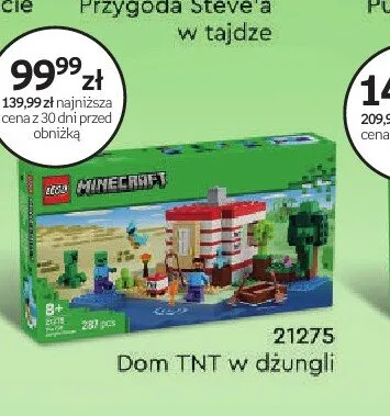 Klocki LEGO Minecraft 21275 Dom TNT w dżungli promocja w Dzień Dziecka