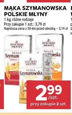 Mąka Szymanowska Polskie Młyny promocja w Stokrotka