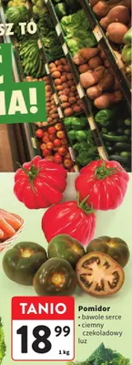 Pomidor bawole serce ciemny czekoladowy luz promocja w Intermarche