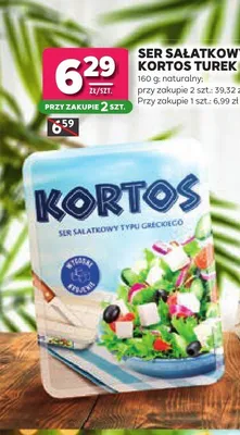 Ser sałatkowy Kortos Turek naturalny promocja w Stokrotka