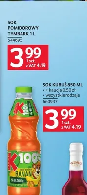 Sok Kubuś promocja w Selgros