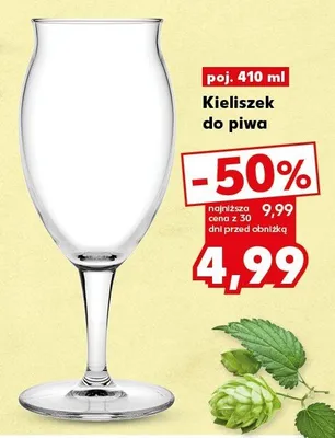Kieliszek do piwa promocja w Kaufland