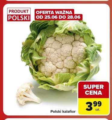 Kalafior polski promocja w Carrefour Market