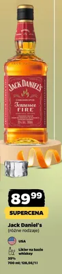 Likier na bazie whisky Jack Daniel's Tennessee Fire Cinnamon Spice promocja w Netto
